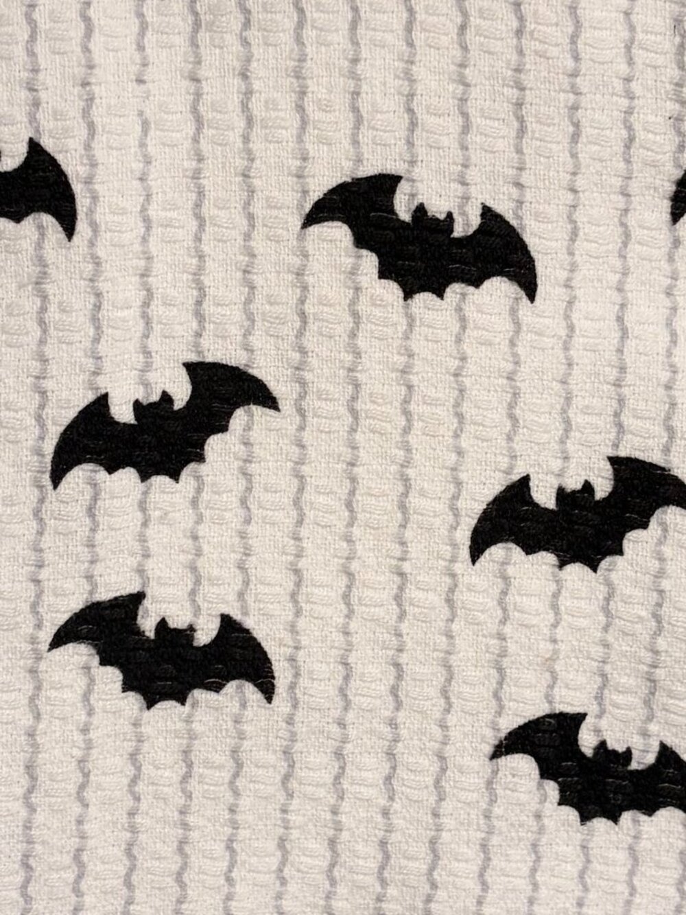 Martha Stewart *Bats* Halloween Fall Kitchen Towels set of 3 NWT cottagecore